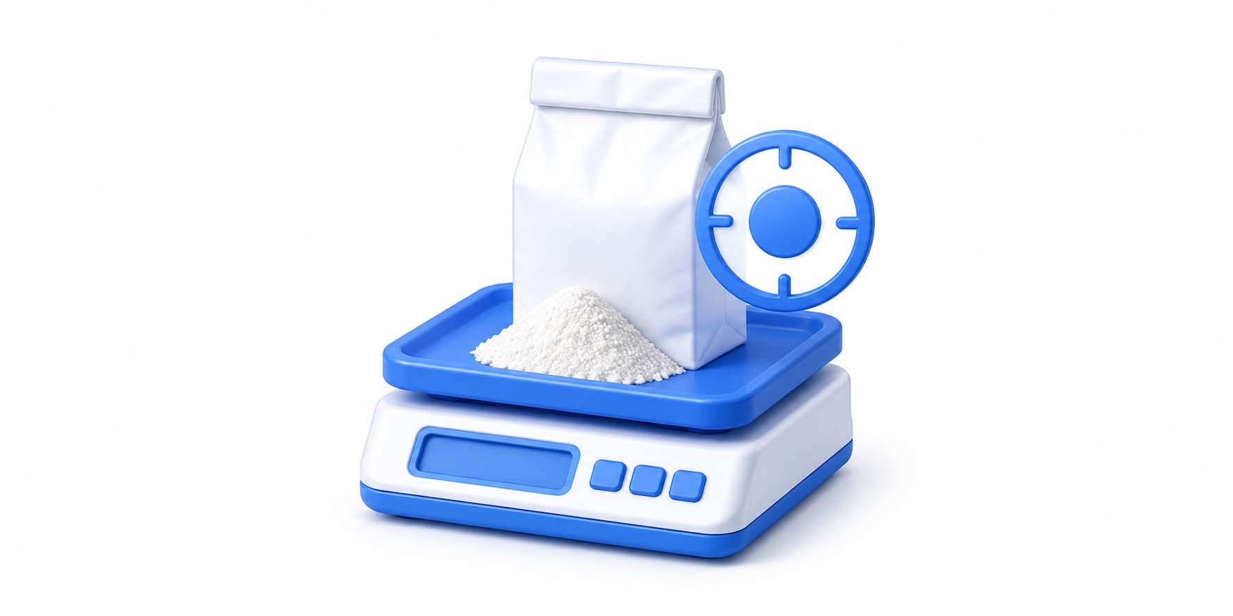 食材验收智能秤 — 重量精准采集示意图