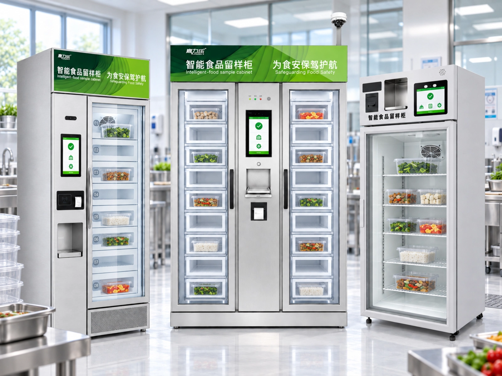集成式智能食品留样柜产品主图